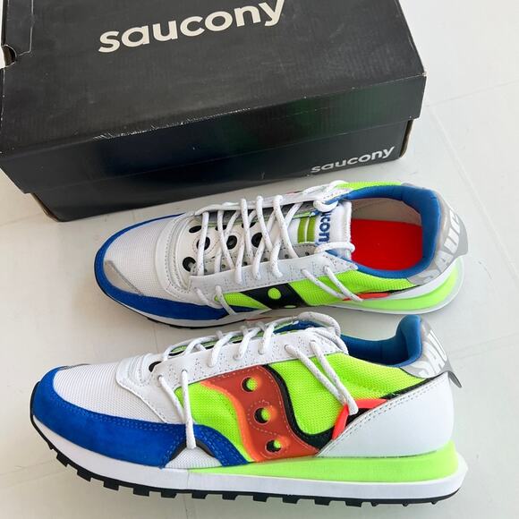Saucony Other - New SAUCONY Jazz DST Running Shoes MEN’S SIZE 10 (W 11.5) White Blue S70528-4